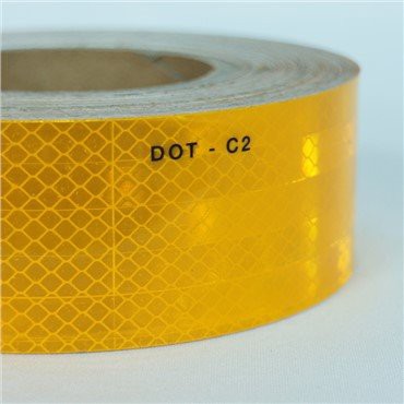 Auglýsingaflokkur Yellow DOT C2 endurskinsband fyrir vörubíl