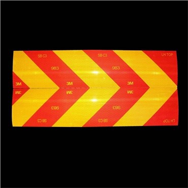 Endurskinsmerki fyrir ökutækismerki að aftan